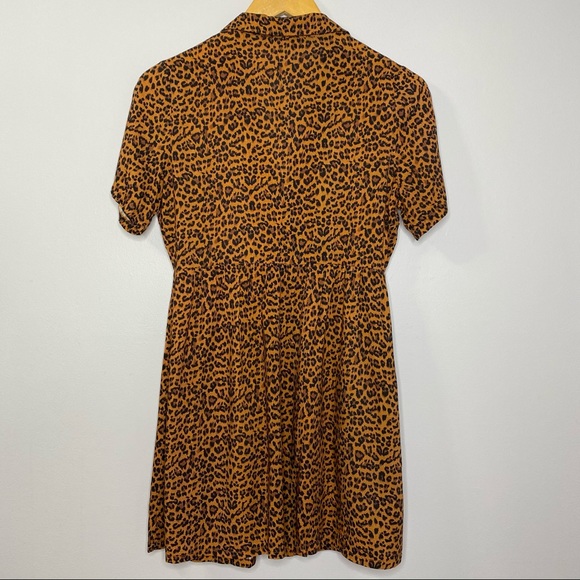 Kendall & Kylie Animal Print Button Front Dress - Picture 4 of 9